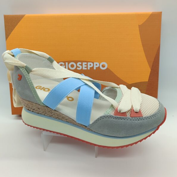 SANDALIAS DEPORTIVAS GIOSEPPO PIEL CUÑA RAFIA HINESBURG