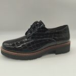 INV-ZAPATOS SEÑORA PITILLOS CORDONES 10771 NEGRO