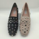 MOCASIN TACHUELAS BAMARA BEIGE