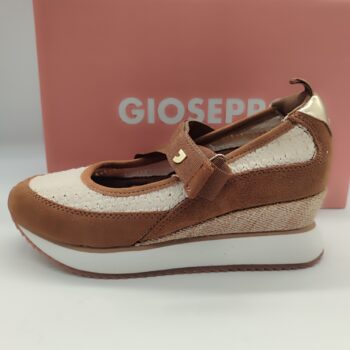 ZAPATILLAS ABIERTAS PIEL Y CROCHET CUÑA LUPA GIOSEPPO