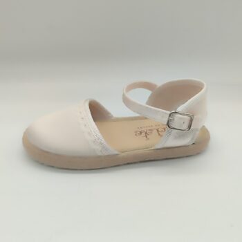 TOKOLATE ESPARTEÑA O ALPARGATA NIÑA RASO BEIG Mº 2145H-44