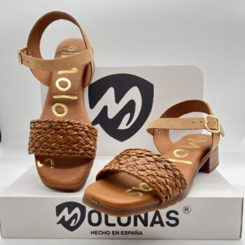 MOLONAS SANDALIAS TRENZADAS CUERO Mº 151494 ¡ COMODIDAD ABSOLUTA!