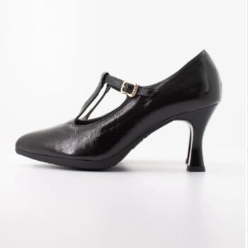 PITILLOS ZAPATO SALÓN GILDA CHAROL NEGRO