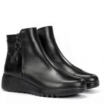 BOTINES FLUCHOS F2100 MUJER NEGROS