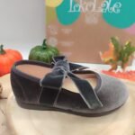 MERCEDITAS TERCIOPELO LAZO TOKOLATE GRIS 1174-03