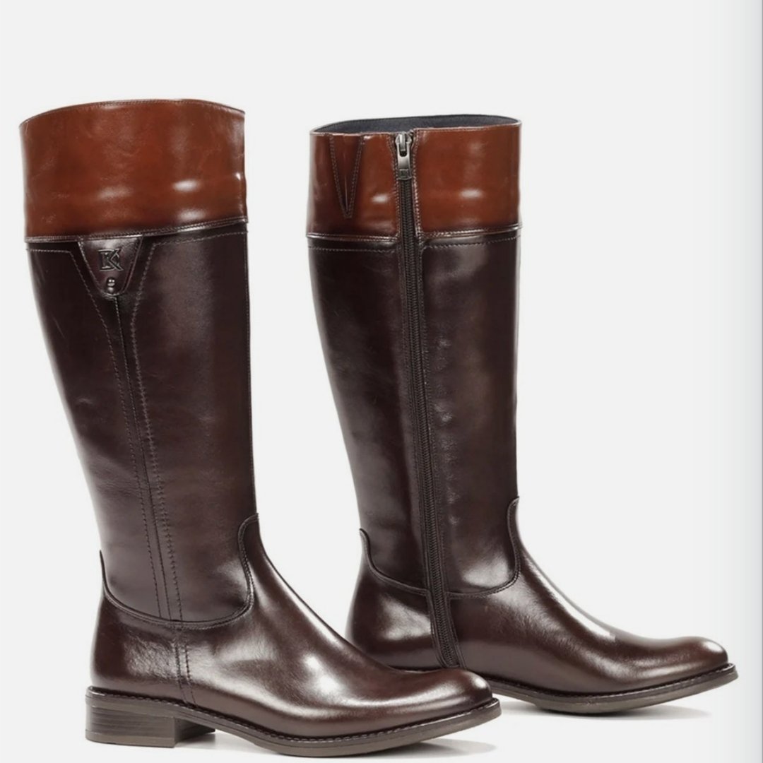BOTA CAÑA ALTA TIERRA D9827 MARRÓN, Dorking by Fluchos