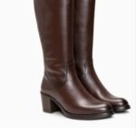BOTAS CAÑA ALTA, NAPA MARRÓN KAOLA Mº 8825, ELÁSTICOS.